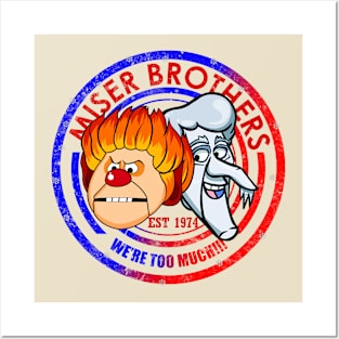 Miser Brothers We're Too Much Posters and Art